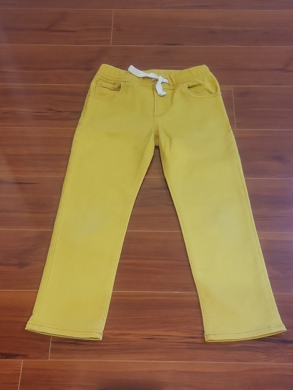 GAP Kids Slim Pull-On Jeams Mustard Size 5 Years